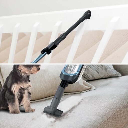 Shark UV580 Corded Stick Vacuum Performance Ultralight DuoClean with Self-Cleaning Brushroll, Removable Handheld, Blue (Renewed) - Image 2