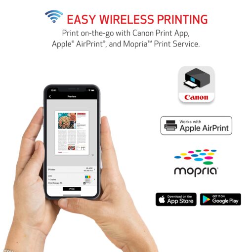 Canon PIXMA TS6420a All-in-One Wireless Inkjet Printer [Print,Copy,Scan], Black, Works with Alexa - Image 5