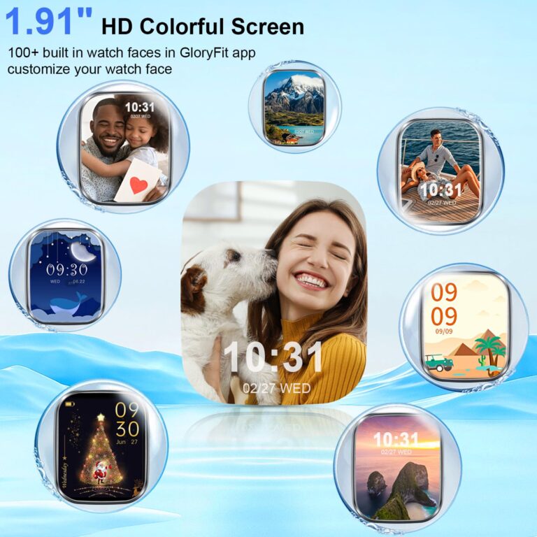 Smart Watch(Answer/Make Calls), 1.91" Smartwatches for Men Women, Fitness Tracker with 110+ Sport Modes, IP68 Waterproof, Heart Rate/Sleep/Spo2 Monitor, Pedometer, Activity Tracker for Android iOS - Image 7