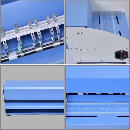 Paper Perforator - Electric Paper Crease Machine,Hollow Groove Design Paper Punching Tool, Adjustable Paper Perforating Tool for Cards, Photos, Envelopes, Tickets - Image 4