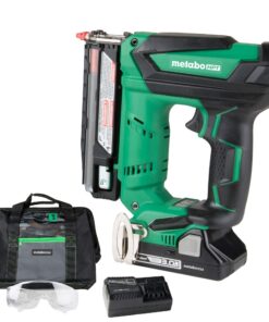 Metabo HPT Cordless Pin Nailer Kit, 18V, 23 Gauge, 5/8" up to 1-3/8" Pin Nails, 3000 Nails Per Charge, Compact 3.0 Ah Lithium Ion Battery, Lifetime Tool Warranty (NP18DSAL)