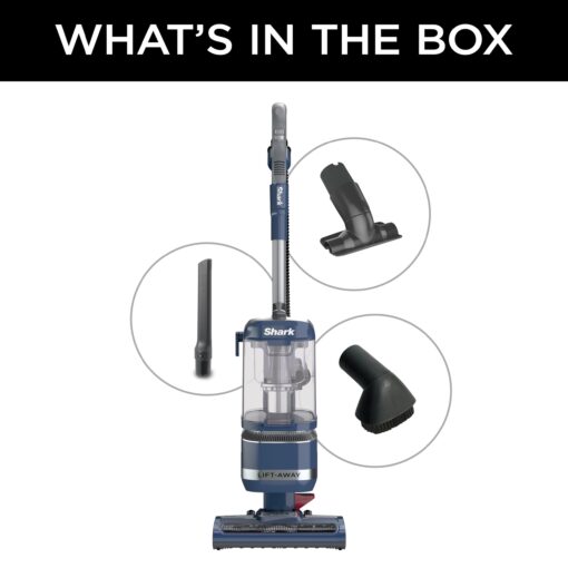 Shark Navigator Lift-Away ADV Upright Vacuum with HEPA Filter, Powerful Pet Hair Pickup, Advanced Swivel Steering, Lightweight Versatility, for Carpets & Hard Floors, Blue Jean, LA301 - Image 3