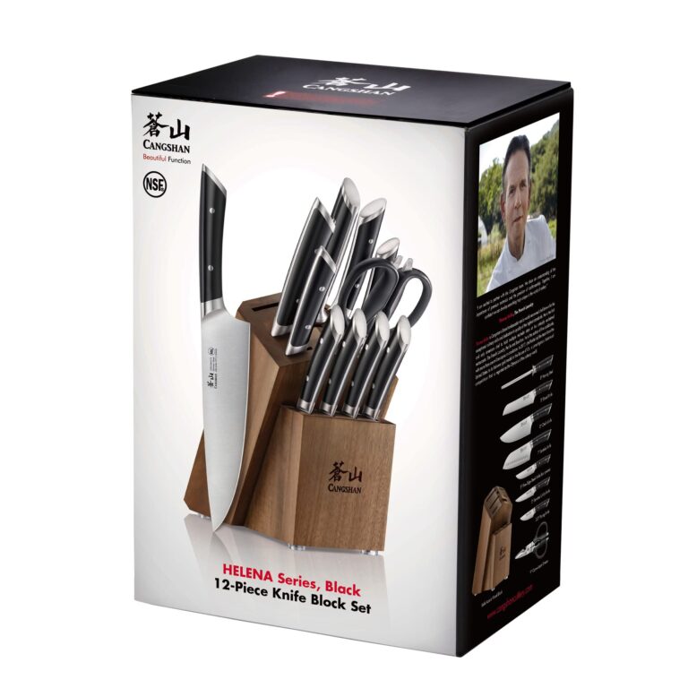 Cangshan HELENA Series German Steel Forged Knife Block Set (12-Piece, Black), Oprah's Favorite Things 2023 - Image 2