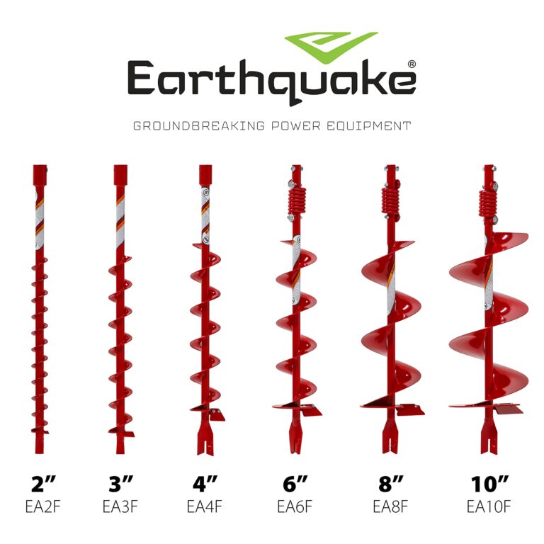 Earthquake EA10F 10-Inch Diameter 36-Inch Long Earth Auger with Fishtail Point and Flex Coil Shock Spring - Image 3
