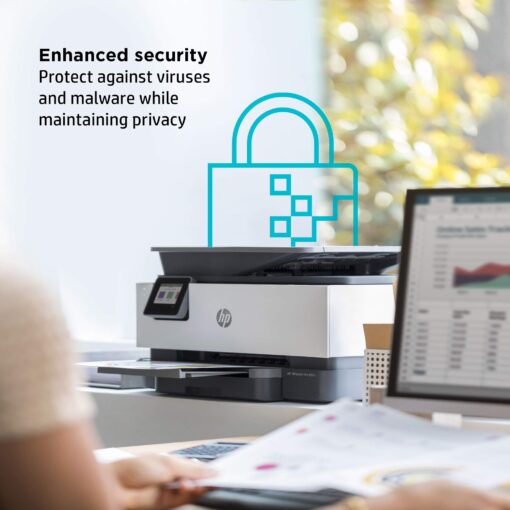 HP OfficeJet Pro 9015e Wireless Color All-in-One Printer with bonus 6 months Instant ink with HP+ (1G5L3A),Gray - Image 10