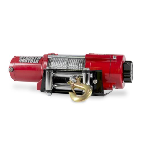Stealth Winches 4500lb UTV ATV Winch, 12 Volt Electric Winch with 2 Wireless remotes and Steel Rope, Perfect for Towing Boat Trailer Winch, Portable Winch 12v, Roller Fairlead & Mounting Plate - Image 3