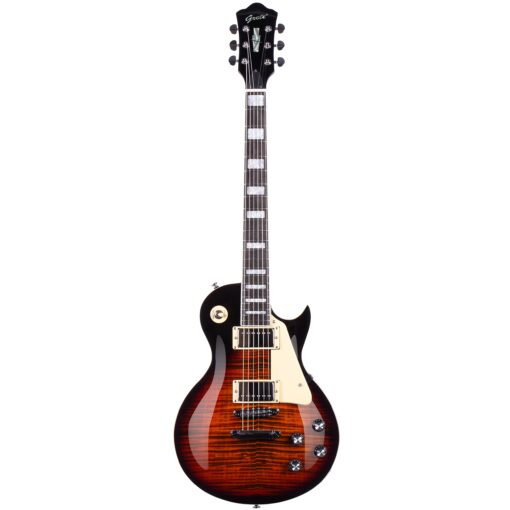 GROTE Guitar Solid Body Electric Guitar with Gigbag LPYS-006 (TS) - Image 9
