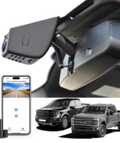 Mangoal Front 4K & Rear 1080P Dash Cam fit for Ford F150 2018-2025 F250/F350 Super Duty 2020-2025 XLT Lariat King Ranch Tremor Raptor Limited Platinum (Model A), Free App & WiFi, 128GB Card