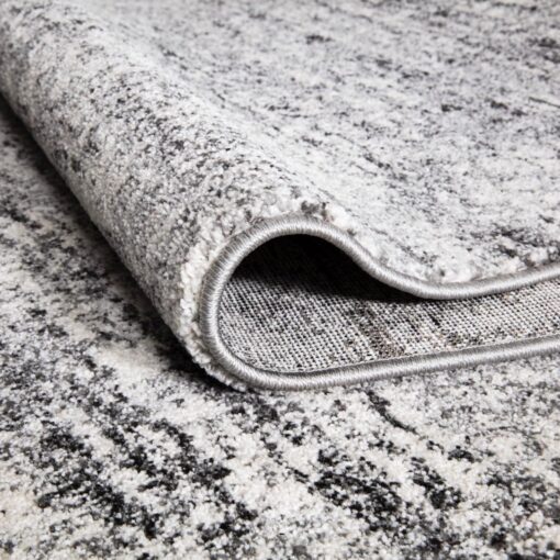 Keen Home Design Area Rugs - 9x12 Non-Shedding, Abstract Rugs for Kitchen, Living Room, Bedroom, Dining Room, Entryway - Size: 9'2" x 11'11", Abstract Cream/Grey - Image 5