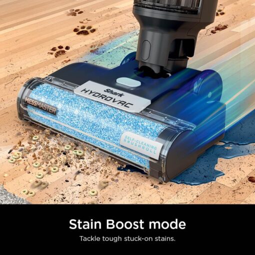 Shark Wet Dry Vacuum Mop All-in-One Cordless Hardfloor Cleaner, HydroVac MessMaster, 3-in-1 Self-Cleaning System, Strong Suction with 2 Brushrolls & 2 Solutions, for Hard Floors & Area Rugs, AW261 - Image 3