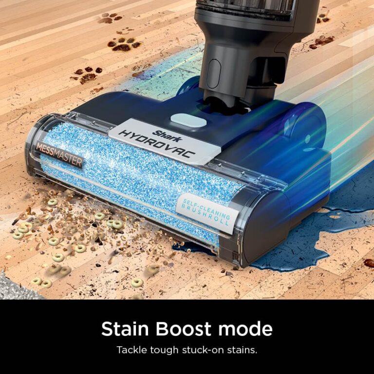 Shark Wet Dry Vacuum Mop All-in-One Cordless Hardfloor Cleaner, HydroVac MessMaster, 3-in-1 Self-Cleaning System, Strong Suction with 2 Brushrolls & 2 Solutions, for Hard Floors & Area Rugs, AW261 - Image 3
