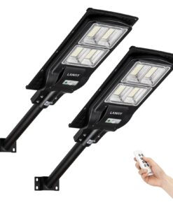LANGY Solar Street Lights 2PACK (2PACK 12000LM)