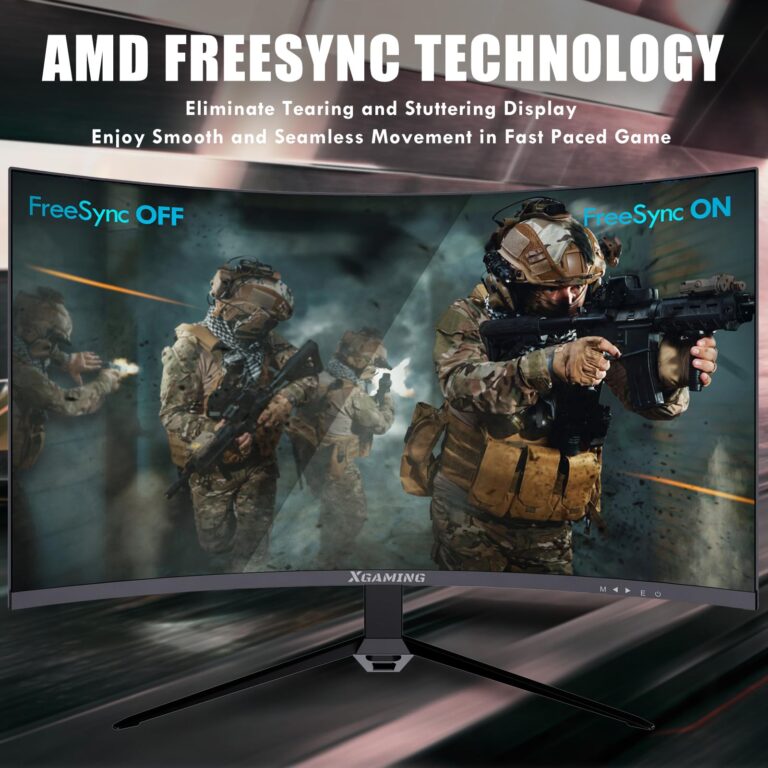 memzuoix 27-inch 2K Curved Gaming Computer Monitor | 144Hz/165Hz, 1ms(MPRT), 1500R | FreeSync, 100% sRGB, Built-in Speakers, VESA, Eye Care HDR HDMI Display (Black) - Image 6