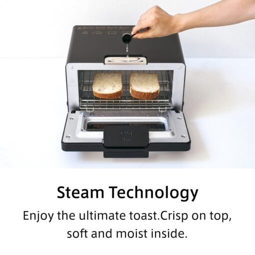 BALMUDA The Toaster | Steam Oven Toaster | 5 Cooking Modes: Sandwich Bread, Artisan Bread, Pizza & Pastry, Oven | Precise Heat Control | Steam Technology | Baking Pan | US Version | White - Image 5