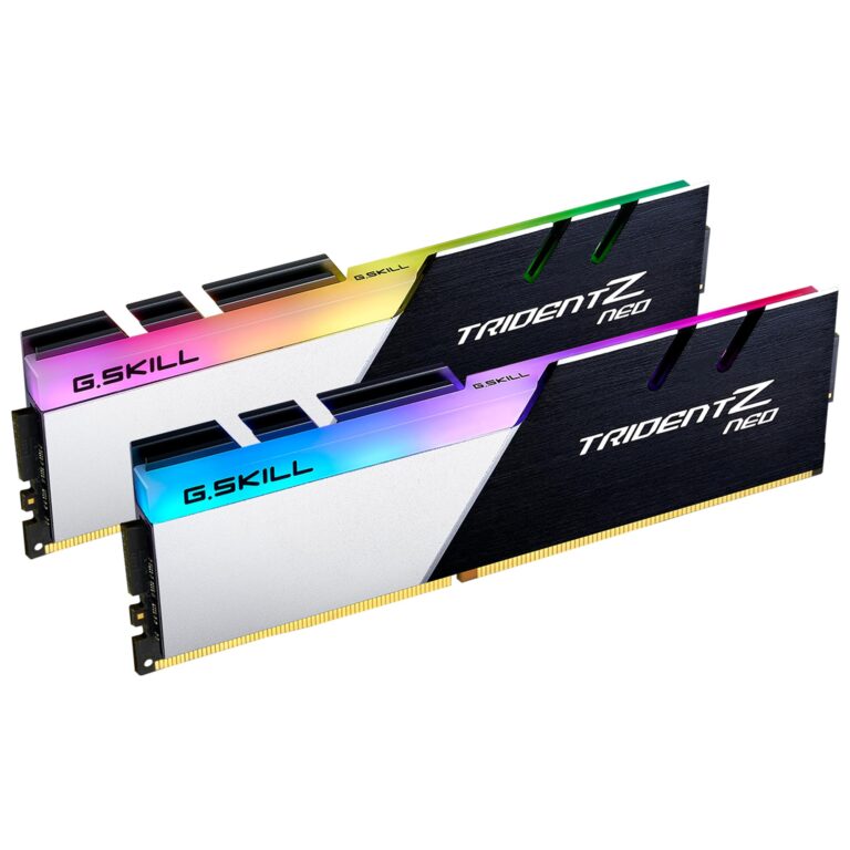 G.Skill Trident Z NEO Series (XMP) DDR4 RAM 64GB (2x32GB) 3600MT/s CL16-22-22-42 1.45V Intel AMD Desktop Computer Memory UDIMM - (F4-3600C16D-64GTZN)