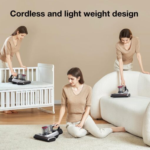 Jimmy Cordless Mattress Vacuum Cleaner, Bed Vacuum Cleaner with Ultrasonic Tech, 250W Handheld Vacuums for Dust & Pet Hair (BD7 Pro) - Image 2