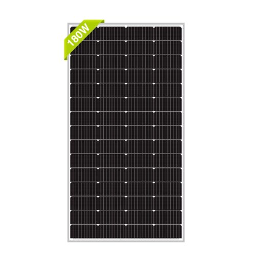 Newpowa 180W(Watt) Solar Panel12V Monocrystalline High Efficiency PV Module Off Grid for RV Trailer Camper Rooftop