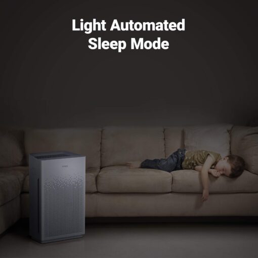 WINIX AM90 Air Purifier for Home Large Room Up to 1740 Ft² in 1 Hr With Air Quality Monitor, True HEPA, Carbon Filter and Auto Mode, Captures Pet Allergies, Smoke, Dust - Image 8