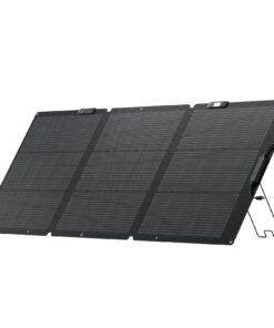 EF ECOFLOW 160 Watt Portable Solar Panel for Power Stations, 25% High Conversion Efficiency Foldable Solar Panel with Adjustable Kickstand IP68 Waterproof for Outdoor Camping RV, NextGen Version