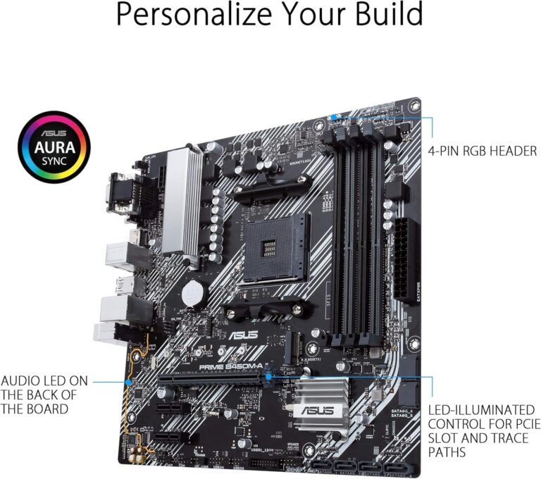 MICRO CENTER AMD Ryzen 5 5600 Desktop Processor with ASUS Prime B450M-A II AMD AM4 Micro ATX Motherboard - Image 4