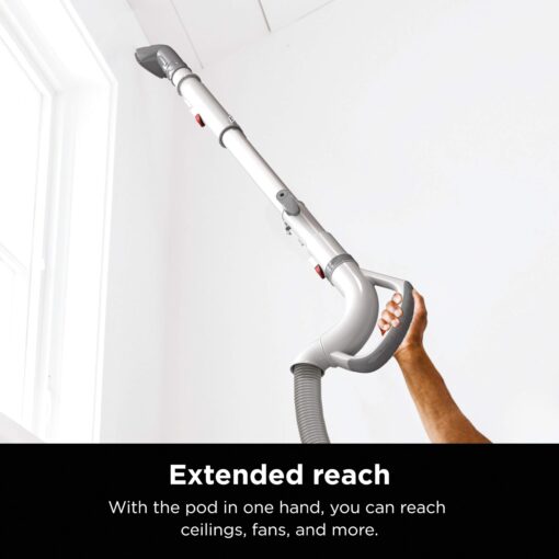 Shark Upright Vacuum, Navigator Lift-Away with Swivel Steering, HEPA Filter, XL Dust Cup, Pet Power, Dusting Brush, and Crevice Tool, Perfect for Pet Hair, White/Silver, NV356E - Image 7