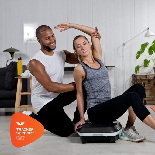 LifePro Turbo 3D Vibration Plate Exercise Machine - Dual Motor Oscillation, Pulsation + 3D Motion Vibration Platform | Full Whole Body Vibration Machine for Home Fitness & Weight Loss. (Black) - Image 2
