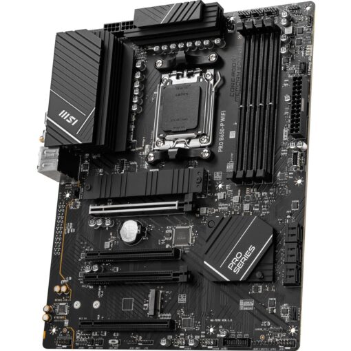 MSI PRO B650-P WiFi ProSeries Motherboard (AMD AM5, ATX, DDR5, PCIe 4.0, M.2, SATA 6Gb/s, USB 3.2 Gen 2, HDMI/DP, Wi-Fi 6E, AMD Ryzen 7000 Series Desktop Processors) - Image 5