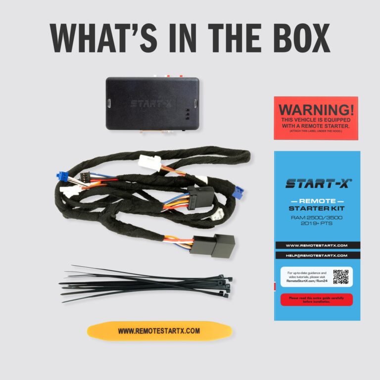 Start-X Remote Starter Kit for RAM 2500/3500 (2019-2024) | NOT 1500 | Push to Start Engine | Plug N Play | 3X Lock to Remote Start - Image 2