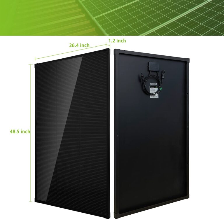 Topsolar Solar Panel Kit 170 Watt 12 Volt Monocrystalline Off Grid System for Homes RV Boat + 30A 12V/24V Solar Charge Controller + Solar Cables + Z-Brackets for Mounting - Image 7