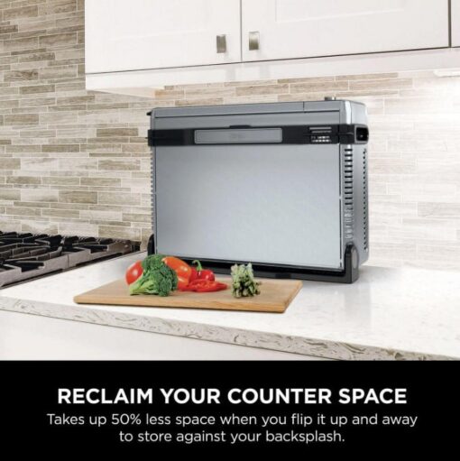 Ninja Foodi 9 in 1 Digital Multi-Functional Cooking, Air Fry Oven, Convection Oven, Toaster, Flip-Away Storage, Air Roast, Bake, Broil, Dehydrate, Reheat, 1800 Watts, Stainless Steel (102A) - Image 8