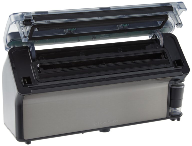 FoodSaver® Elite All-in-One Liquid+™ Vacuum Sealer with Bags, Rolls, and Accessories, Dark Stainless Steel - Image 6