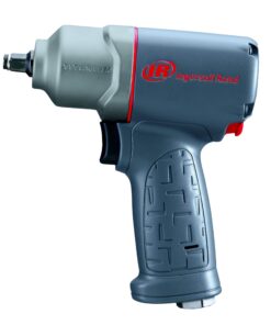 Ingersoll Rand 2115TiMAX 3/8" Air Impact Wrench, 300 ft-lbs Torque, Titanium Hammer Case, Friction Ring Retainer, Pistol