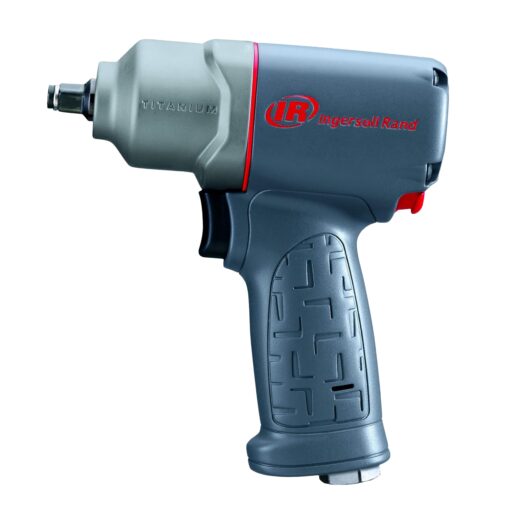 Ingersoll Rand 2115TiMAX 3/8" Air Impact Wrench, 300 ft-lbs Torque, Titanium Hammer Case, Friction Ring Retainer, Pistol