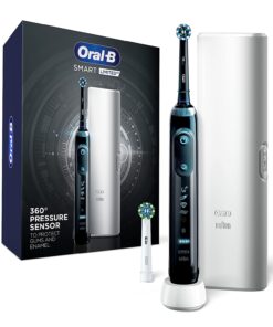 Oral-B Pro Smart Limited Power Rechargeable Electric Toothbrush with (2) Brush Heads and Travel Case, Black