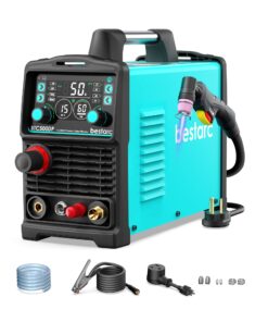 bestarc Plasma Cutter, Pilot Arc [Air Sensor Technology] 110/220V BTC500DP 10th Generation, 50Amps Screen Display Digital Plasma Cutting Machine (BTC500DP 10GEN 110/220V)
