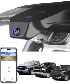 Mangoal 4K Dash Cam fit for Chevy Silverado 1500 2022-2025 2500 HD/3500 HD 2024 2025 (Model C),WT RST LTZ Custom Trail Boss High Country ZR2, 2160P Video, WiFi & APP, 128GB Card