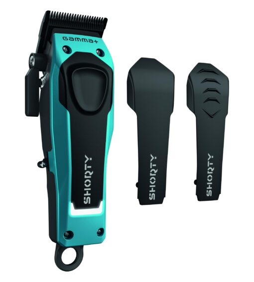 GAMMA+ Shorty Professional Cordless Hair Clipper for Men, Brushless Motor, Adjustable Zero Gap, 120-Min Run Time, USB-C, Ergonomic, Low Noise