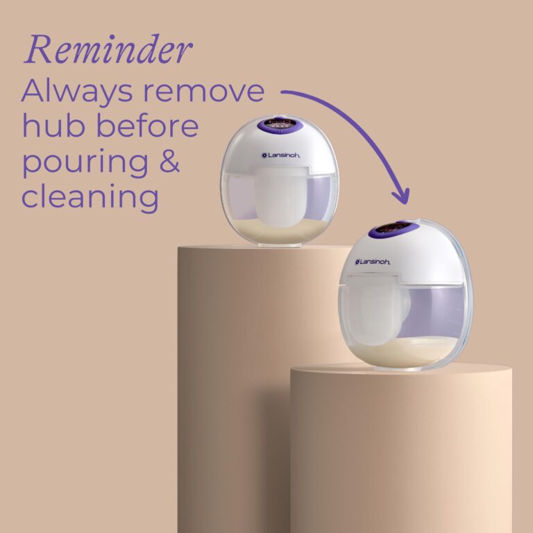 Lansinoh Discreet Duo Wearable Breast Pump, Hands Free Breast Pump, 4 Pumping Modes, 9 Levels Hospital Strength Suction, LED Display, Leak-Resistant Design, 2 Breast Flange Sizes Included: 24mm & 21mm - Image 5