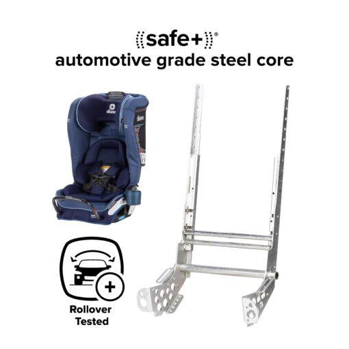 Diono Radian 3RXT SafePlus, 4-in-1 Convertible Car Seat, Rear and Forward Facing, SafePlus Engineering, 3 Stage Infant Protection, 10 Years 1 Car Seat, Slim Fit 3 Across, Blue Surge - Image 3
