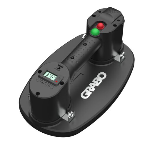 GRABO PRO-Lifter-20 Electric Vacuum Suction Cup (2021) For Tiles, Stone, Wood, Glass, Concrete Pavers, Drywall. Lifts up to 375lbs with Auto Shut-OFF Switch. Incl: 1 Battery,1 Seal, Charger, Carry Bag - Image 8