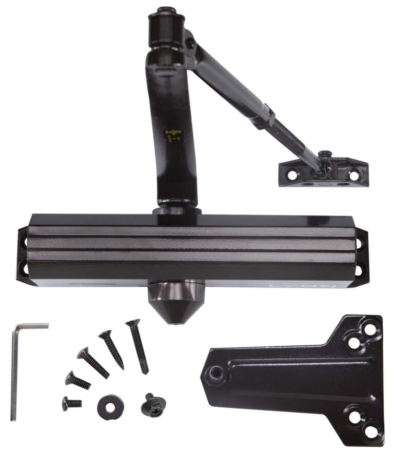 LYNN HARDWARE Medium/Heavy Duty Commercial Door Closer - DC7016 Surface Mounted, Grade 1- ADA & UL 3 Hour Fire Rated, Adjustable Size 1-6 for entrances & Aluminum storefronts- US10B Dark Bronze - Image 4