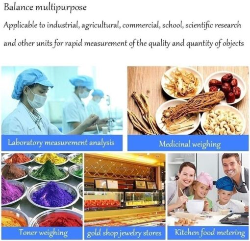 500g/0.01g Digital Kitchen Scale Experimental Scale Electronic Analysis Precision Digital Electronic Scale Household Use - Image 2