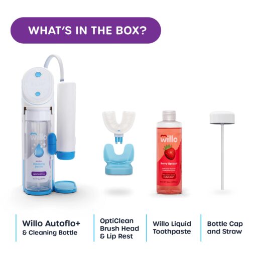 Willo Fully Automated Kids U-Shaped Electric Toothbrush - 2 Brushing Timers, Deep-Cleans, Consistent Results, Eliminates Brushing Mistakes - Minty Mist (Large - Kids Ages 12+ Years) - Image 3