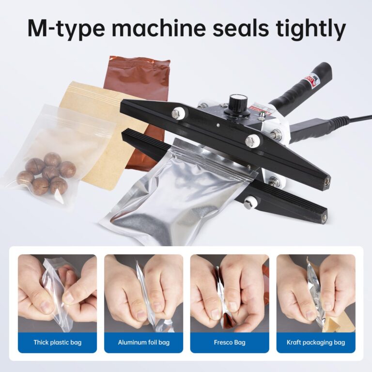 R-PACK Portable Hand Held Heat Sealer Machine-R-PACK FKR-600, 24 Inches, For Foil Bag, Kraft Bag, Mylar Bag - Image 7