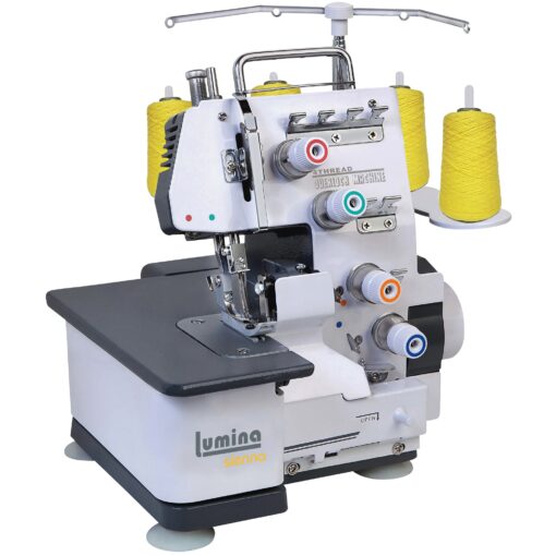 Lumina Sienna Serger Sewing Machine - Industrial Grade Sergers & Overlock Machines with Durable Metal Frame, 3-4 Serger Thread Capability - Overlocker Sewing Machine for Heavy Duty Fabric