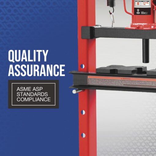 Strongway 12-Ton Hydraulic Shop Press - Image 8