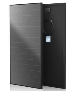ECO-WORTHY 200 Watt Solar Panel,25.2% High-Efficiency Solar Cell,Without Metal line on The Front Max Output Power,IP68 Rate,for Home Roof Camp RV Boat，1pc(1 Pack)