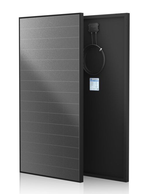ECO-WORTHY 200 Watt Solar Panel,25.2% High-Efficiency Solar Cell,Without Metal line on The Front Max Output Power,IP68 Rate,for Home Roof Camp RV Boat，1pc(1 Pack)