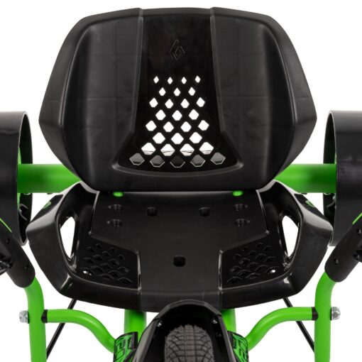 Huffy Green Machine 20 Inch Drift Trike, Sleek Ergonomic Design, Adjustable Seat, Durable Steel Frame, Easy to Operate, Drift Trike for Kids Ages 8+, LED Light Accents, Coaster Brake, Green and Black - Image 2