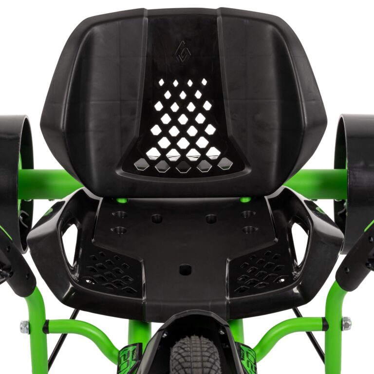 Huffy Green Machine 20 Inch Drift Trike, Sleek Ergonomic Design, Adjustable Seat, Durable Steel Frame, Easy to Operate, Drift Trike for Kids Ages 8+, LED Light Accents, Coaster Brake, Green and Black - Image 2